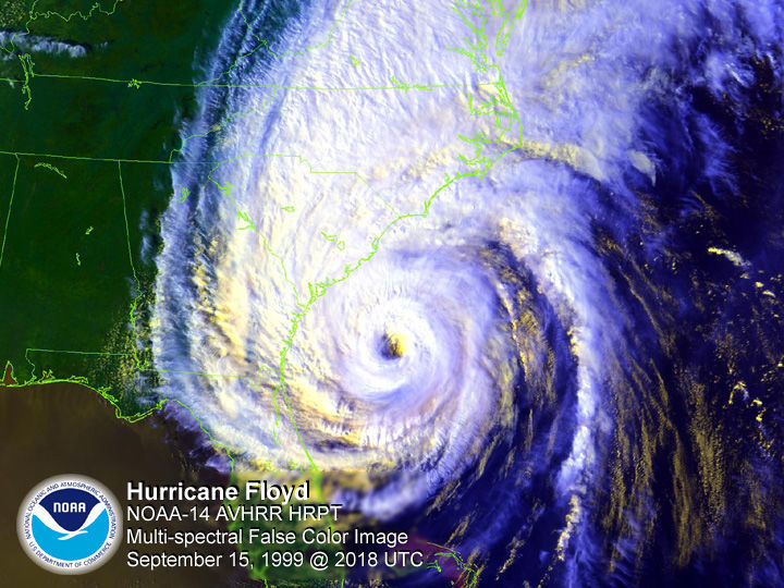 Sept. 15 Floyd satellite